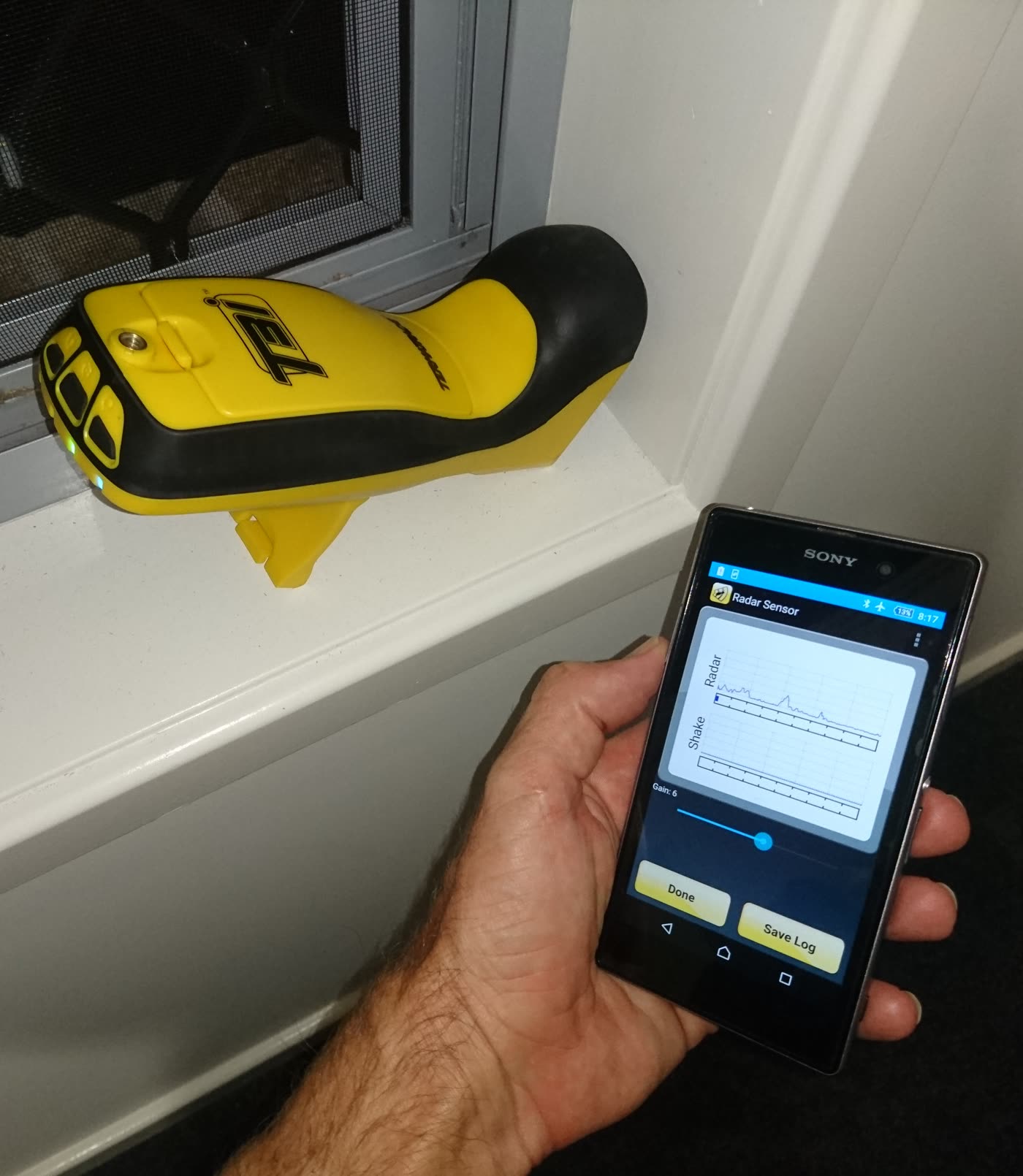 Termatrac T3i termite radar detection in use